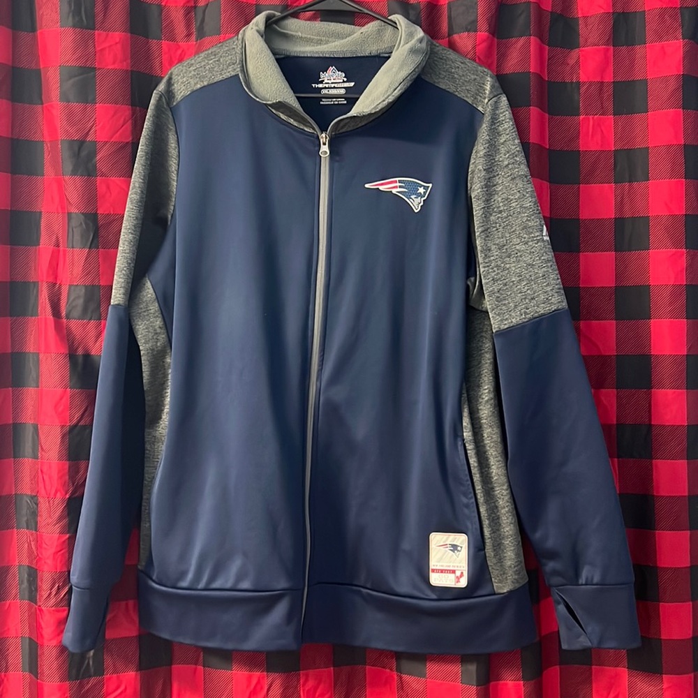 Women’s Majestic New England Patriots Full Zip Jacket, Size XXL